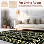 Antique Geometric Arch Motif Rug
