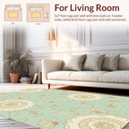 Soft Floral Vine Design Rug