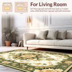 Grand Floral Medallion Border Rug