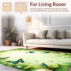 Enchanted Garden Butterfly Design Rug