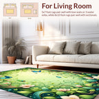 Enchanted Garden Butterfly Bloom Rug