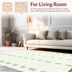 Geometric Grid Vertical Block Pattern Rug