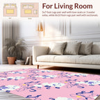 Elegant Floral Vine Pattern Rug