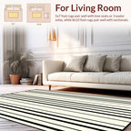 Bold Vertical Stripe Pattern Rug