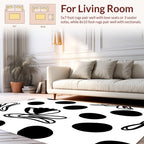 Abstract Blossom Dot Pattern Rug