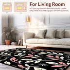 Botanical Floral Pattern Rug