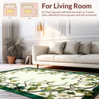 Vine Floral Garden Swirl Design Rug