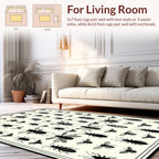 Insect Collection Vintage Style Pattern Rug