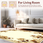 Antique Floral Baroque Filigree Design Rug