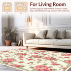 Vintage Floral Arrangement Design Rug