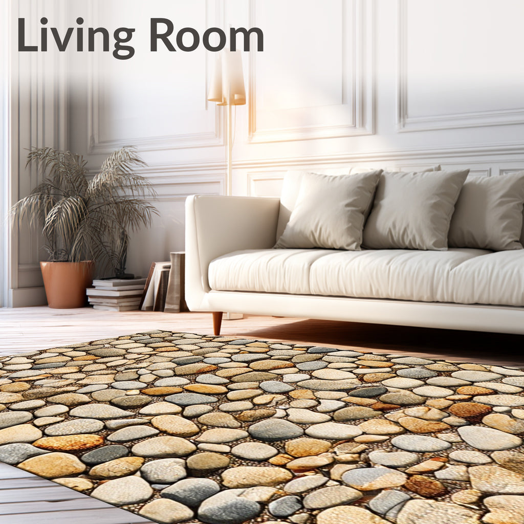 Pebble Path Natural Texture Rug