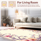 Ornate Floral Vine Pattern Rug