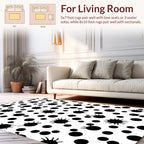 Abstract Splatter Dot Pattern Rug