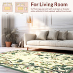 Vineyard Floral Garden Botanical Pattern Rug