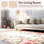 Vintage Floral Swirl Pattern Rug