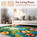 Tropical Floral Jungle Vibe Rug