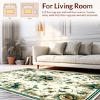 Classic Floral Scrollwork Pattern Rug