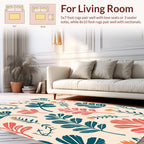 Botanical Branch Vibrant Pattern Rug