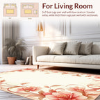 Elegant Floral Scrollwork Pattern Rug