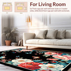 Floral Birds Butterflies Ladybugs Design Rug