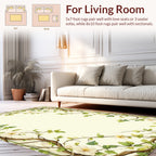 Vines And Blossoms Nature Motif Rug