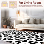 Bold Leopard Spot Pattern Rug