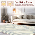 Art Deco Fan Pattern Design Rug