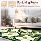 Elegant Floral Vine Decorative Rug