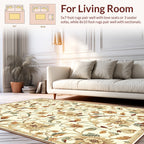Intricate Floral Vine Pattern Rug