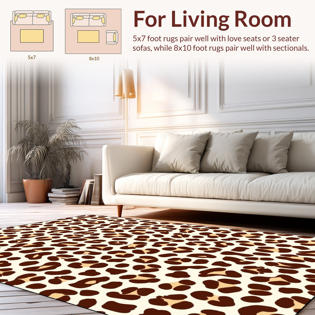 Classic Animal Spot Pattern Rug