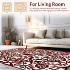 Ornate Vine Floral Intricate Pattern Rug