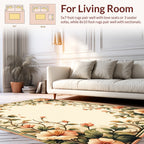 Vintage Floral Vine Pattern Rug