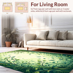 Forest Canopy With Falling Leaves Rug
