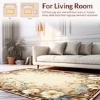 Vintage Floral Vine Design Rug