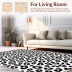 Classic Leopard Spots Pattern Rug