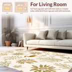 Tropical Flamingo Foliage Pattern Rug