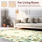 Vintage Floral Vine Pattern Rug