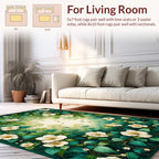Enchanted Forest Floral Vines Rug