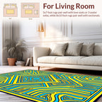 Bold Geometric Symmetrical Pattern Rug
