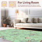 Dragonfly Botanical Garden Pattern Rug
