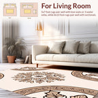 Classic Floral Medallion Patterned Rug