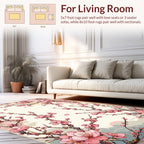 Pink Cherry Blossom branches Rug