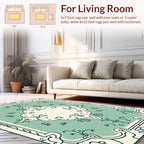 Ornate Herbal Vintage Inspired Rug