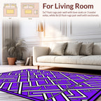 Interlocking Geometric Pattern Rug