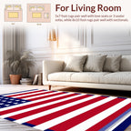 Classic Stars and Stripes Pattern Rug