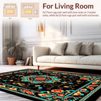 Intricate Floral Mandala Patterned Rug