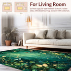Enchanted Forest Butterfly Garden Design Rug