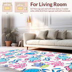 Playful Turtle Coral Sea Design Rug