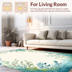 Serene Greenery Water Vista Rug