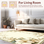 Delicate Floral Vine Ornamental Rug